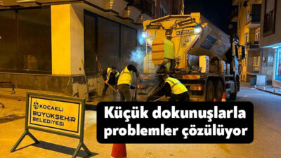 Büyükşehir Belediyesi Yol Bakım Timi, ulaşımda problemleri çözerek konforlu ve