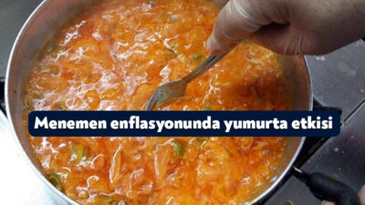 Kasım ayı menemen enflasyonu çarliston biberdeki yüzde 11'lik, domatesteki yüzde