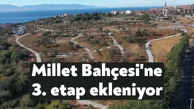 Kocaeli Büyükşehir, hayata geçirdiği Darıca Millet Bahçesi’nin 3. etabında çalışmalarına