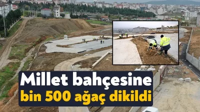 Tamamlandığında Çayırova’nın yeni cazibe merkezlerinden birisi haline gelecek Millet Bahçesine