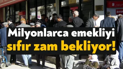 Emekli maaşında kök aylık hesabı milyonlarca emekliyi sıfır zamma mahkum