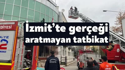 Kocaeli Büyükşehir İtfaiyesi, İzmit Orman İşletme Müdürlüğü personellerine yönelik yangın