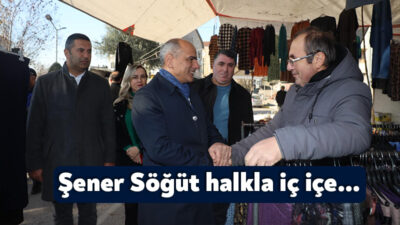 Körfez Belediye Başkanı Şener Söğüt, Salı Pazarı’nı gezdi hem pazarcı