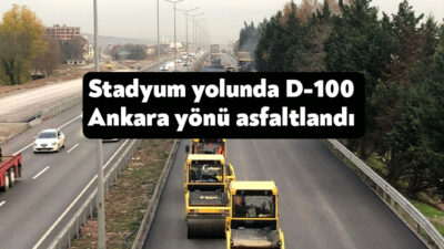 Kocaeli Büyükşehir Belediyesi, Alikahya Stadyum bağlantı yolunda D-100 Karayolu’nun Ankara