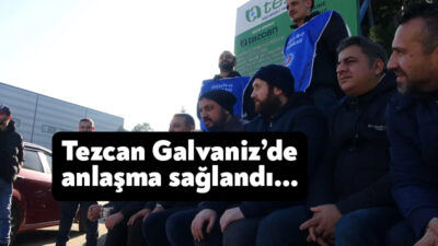 Tezcan Galvaniz’de işçilerin iş kıyafeti almak için başlattıkları eylem sona