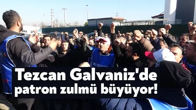 Kocaeli'nin Kartepe ilçesinde faaliyet gösteren Tezcan Galvaniz Fabrikası işçileri, kışlık