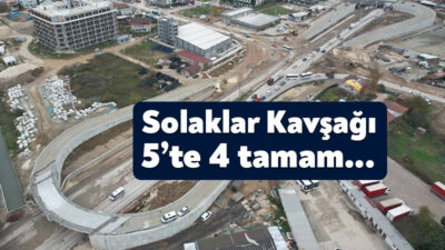 Kandıra yolunda trafiği kesintisiz hale getirecek Yeşilova Solaklar Köprülü Kavşağında