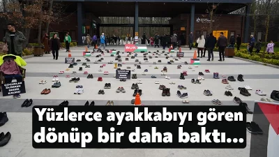 İsrail'in Filistin'e yönelik katliamları sürerken Kocaeli'de Gazze'de öldürülen çocuklar için