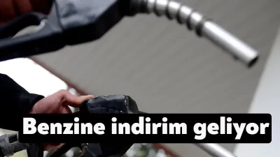Benzin fiyatlarına 1 lira 65 kuruş indirim geldi. İndirim bu