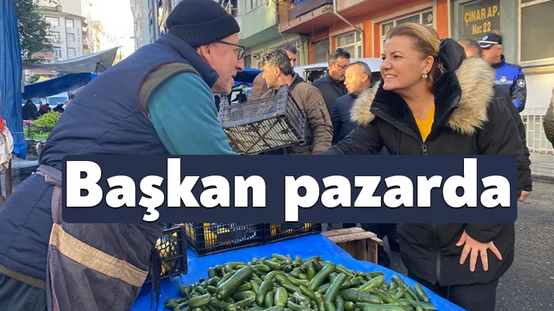 İzmit Belediye Başkanı Fatma Kaplan Hürriyet, her pazar günü Kozluk’ta