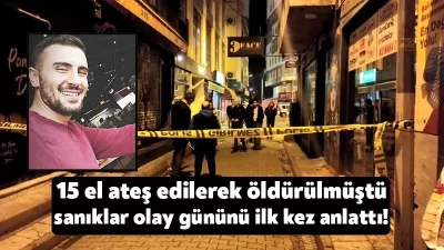 Kocaeli'nin İzmit ilçesinde Emrah Akkuş'un sokak ortasında 15 el ateş