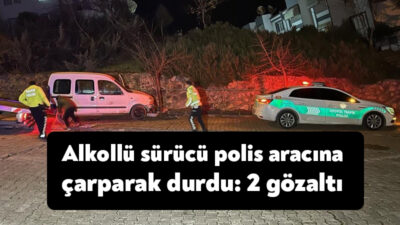 Kocaeli’de ‘dur’ ihtarına uymayan alkollü sürücü idaresindeki hafif ticari araç,