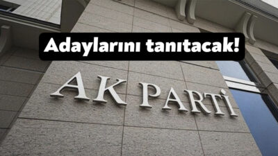 AK Parti'nin Ankara Büyükşehir Belediye Başkan adayının da açıklanacağı tanıtım