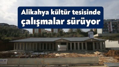 İzmit Alikahya Fatih Mahallesi’nde yapılan kültür tesisinde çalışmalar sürüyor. 2.101