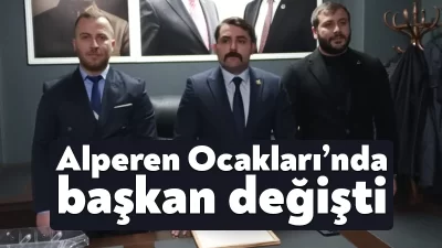 Alperen Ocakları Kocaeli İl Başkanlığı'nda değişim yaşandı. Cüneyt Engin'in Alperen
