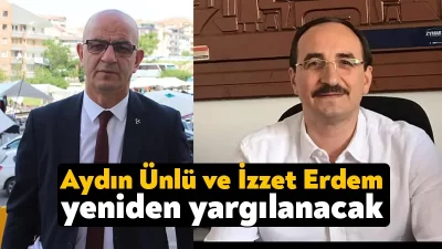 MHP eski İl Başkanı Aydın Ünlü ve eski il sekreteri İzzet Erdem, "rüşvet ve