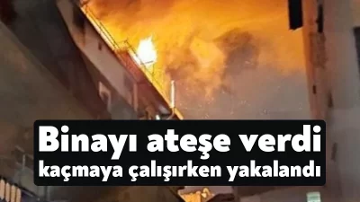 Kocaeli’nin Çayırova ilçesinde bir şahıs, 6 katlı binanın teras katını