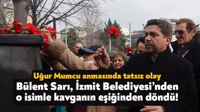 Uğur Mumcu için Kocaeli’de yapılan anmada CHP Kocaeli İl Başkanı