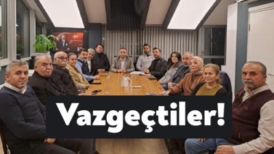 CHP’nin Çayırova adayı olarak Muharrem Gökçe’yi aday göstermesinin ardından istifa