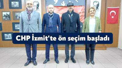 Cumhuriyet Halk Partisi İzmit Belediye Başkan adayının belirlenmesi için CHP