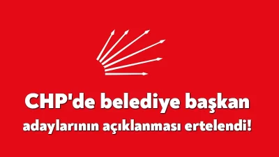 Belediye başkan adaylarının açıklanmasının ertelendiğini duyuran Özgür Özel, "MYK'nın ve