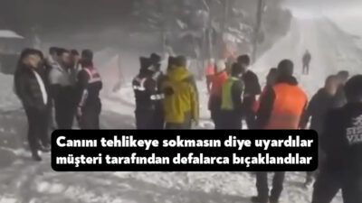 Kocaeli'de kayak merkezinin 3 çalışanı, yüz üstü kaymak isteyen müşteriyi