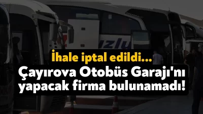 Kocaeli Büyükşehir Belediyesi'nin yaptıracağı Çayırova Otobüs Garajı projesi için gerçekleştirilecek
