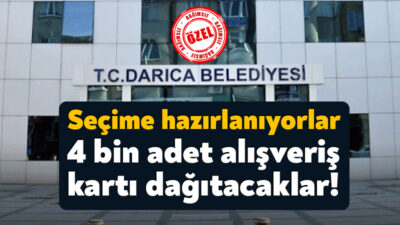 Yerel seçimlere 2.5 ay kala Ak Partili Darıca Belediyesi adeta