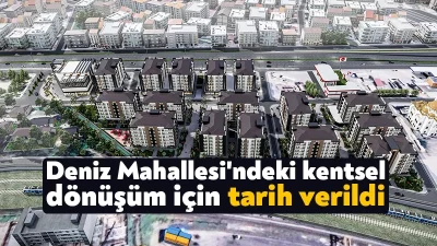 Derince Belediye Başkanı Zeki Aygün, Deniz Mahallesi'nde devam eden