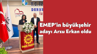 Emek Partisi bugün İzmit Dernekler Yerleşkesi'nde aday tanıtım toplantısı düzenledi.