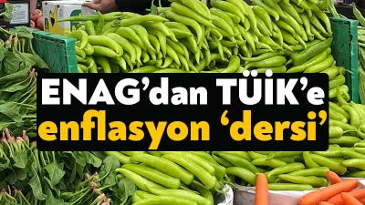 Bağımsız akademisyenlerin oluşturduğu Enflasyon Araştırma Grubu (ENAG), Türkiye İstatistik Kurumu’na