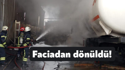 Gebze Balçık Mahallesinde bir işyerinde çıkan yangında faciadan dönüldü. Depolama