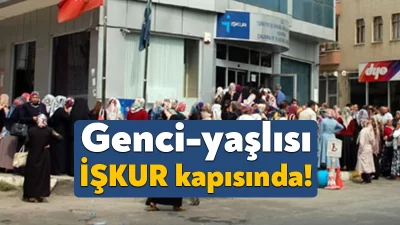 İŞKUR’a kayıtlı 15-34 yaş arası işsizlerin yüzde 33’ü bir yıldan