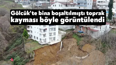 Kocaeli'nin Gölcük ilçesinde dün akşam saatlerinde toprak kayması sebebiyle 5