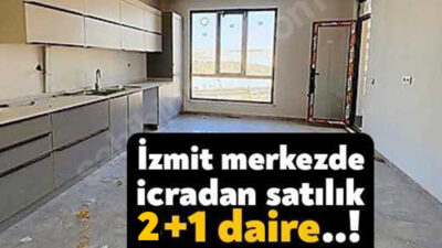 Kocaeli’nin İzmit ilçesinde Kozluk Mahallesi’nde yer alan 2+1 daire Kocaeli