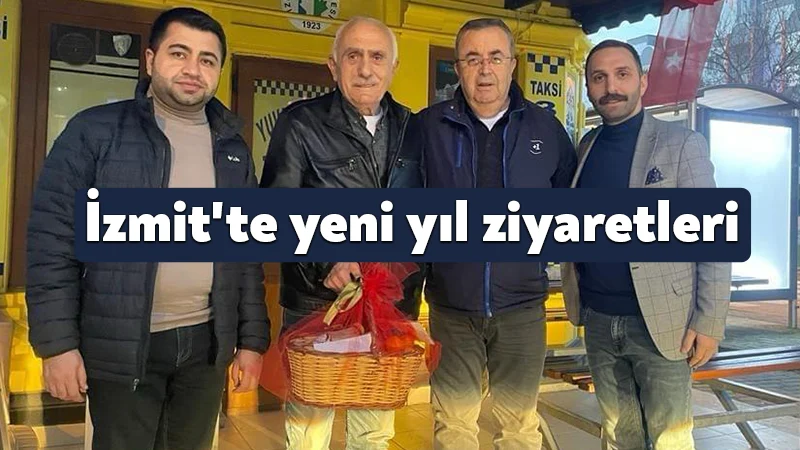 İzmit Belediyesi yöneticileri yılbaşında görevlerinin başında olan sağlık kurumları, kolluk