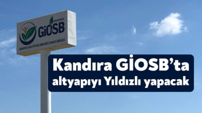Kandıra GİOSB’ta doğalgaz hatları ve kısmi altyapı atık su imalatları