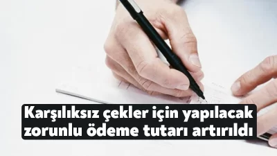 Bankaların karşılığı bulunmayan her bir çek yaprağı için ödemek zorunda