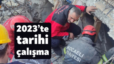 2023 yılında hızlı ve operasyonel müdahaleleriyle hayat kurtaran Büyükşehir İtfaiyesi,