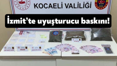 Kocaeli Valiliği İzmit'te gerçekleştirilen bir uyuşturucu operasyonuyla ilgili detayları paylaştı.