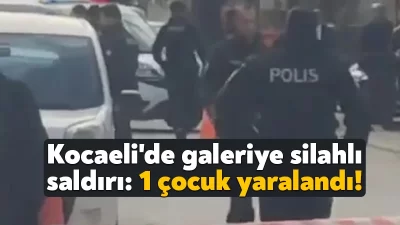 Kocaeli'nin Darıca ilçesinde bir galeri kimliği belirsiz kişi veya kişilerce