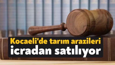 Kocaeli'de tarım arazilerinin icradan satışları son dönemlerde artmaya başladı. Bir