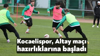 Kocaelispor, Trendyol 1. Lig'in 20. haftasında deplasmanda karşılaşacağı Altay maçı