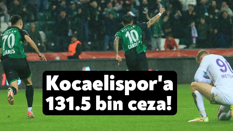 Kocaelispor’a 131 bin 500 lira ceza