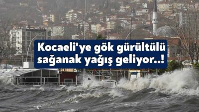 Meteoroloji Genel Müdürlüğü tarafından paylaşılan hava durumu verilerine göre, Kocaeli’de