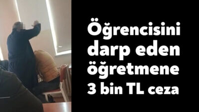 Kocaeli'de 17 yaşındaki öğrencisini dersi dinlemediği ve düzeni bozduğu gerekçesiyle