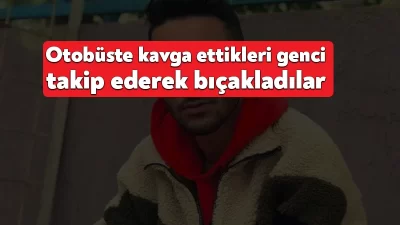 Kocaeli'nin Körfez ilçesinde 4 kişi otobüste kavga ettikleri genci araçtan