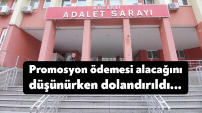 Kocaeli'de kendini banka görevlisi olarak tanıtan şahıs, promosyon ödemesi yalanıyla