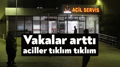 Randevu bulamanın neredeyse imkansız olan hastanelerin acil servisleri de yoğunluk