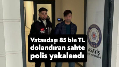 Kocaeli'de kendini polis olarak tanıtarak bir kişiyi 85 bin TL
